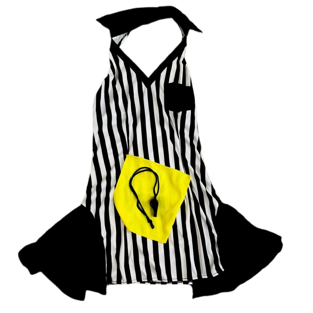 SEXY REFEREE DRESS COSTUME NWT - Picture 12 of 13